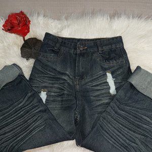 Vintage Curtain Call Costumes High Rise distressed jeans